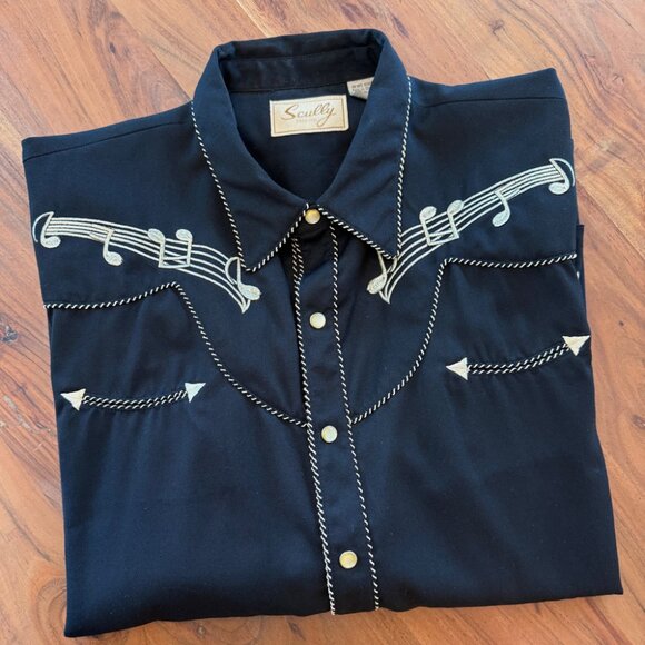 Embroidered Western Shirt by Scully - Picture 1 of 8